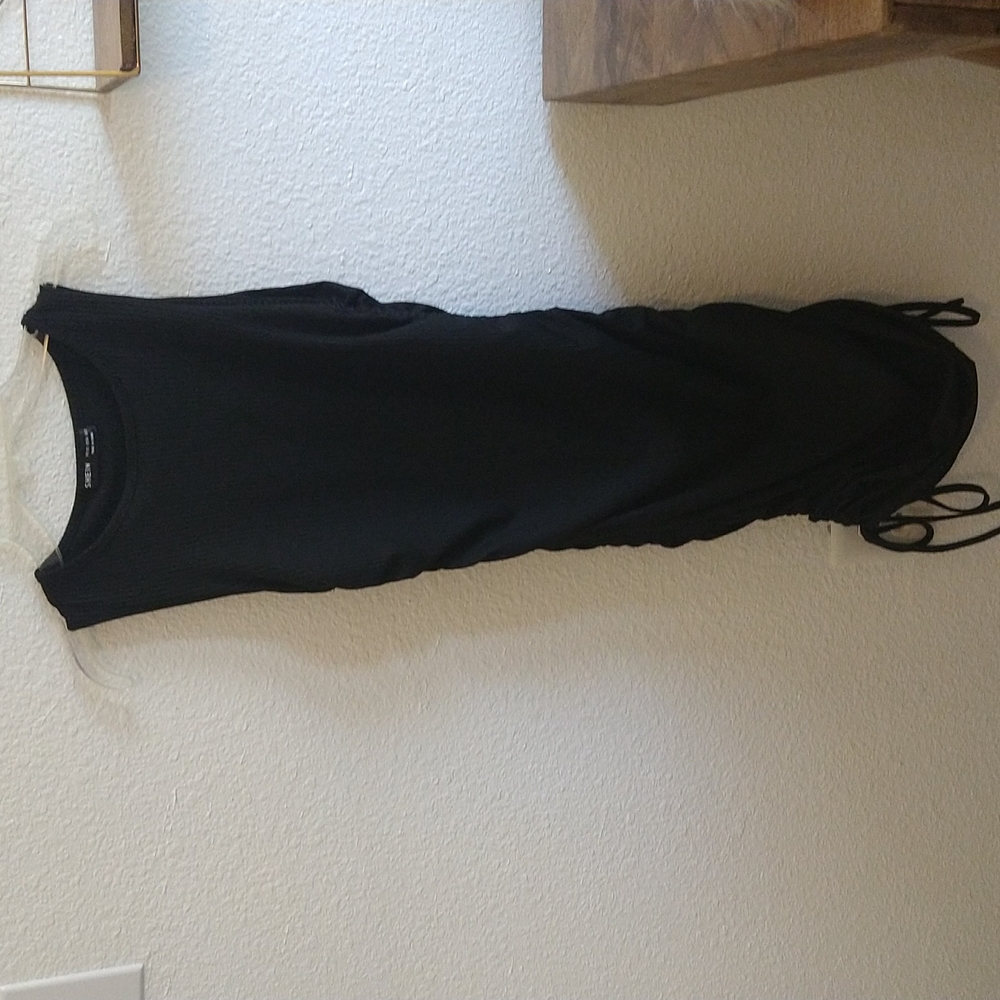 SHEIN Bodycon Drawstring Dress